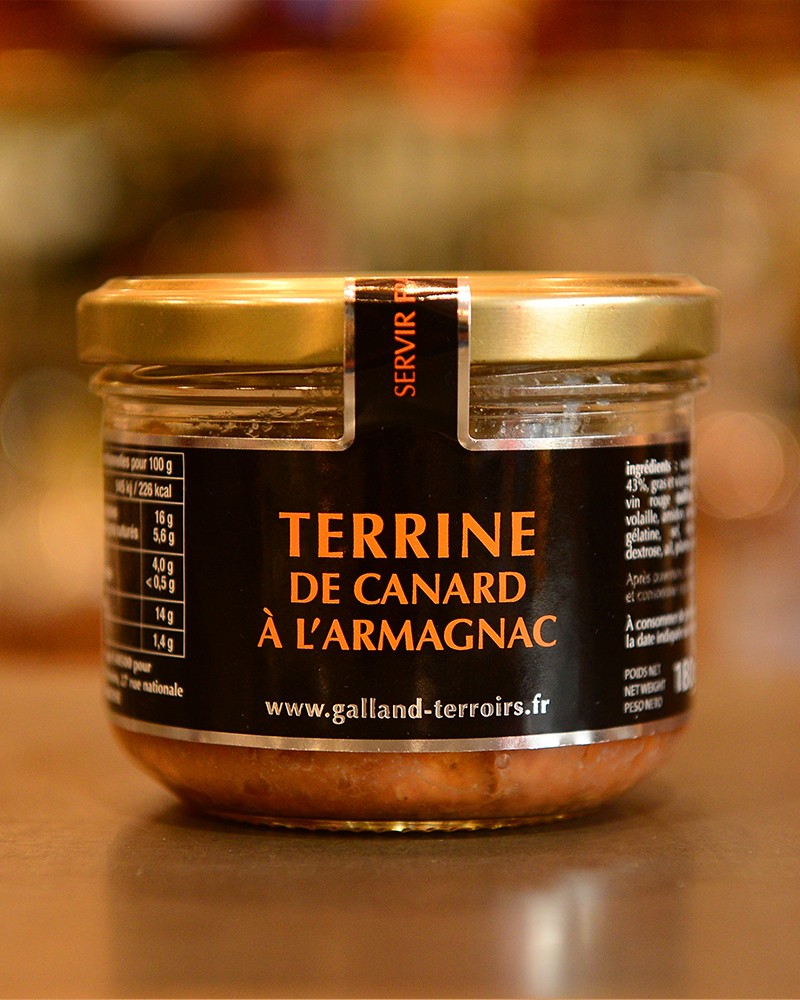 Terrine de canard à l'Armagnac